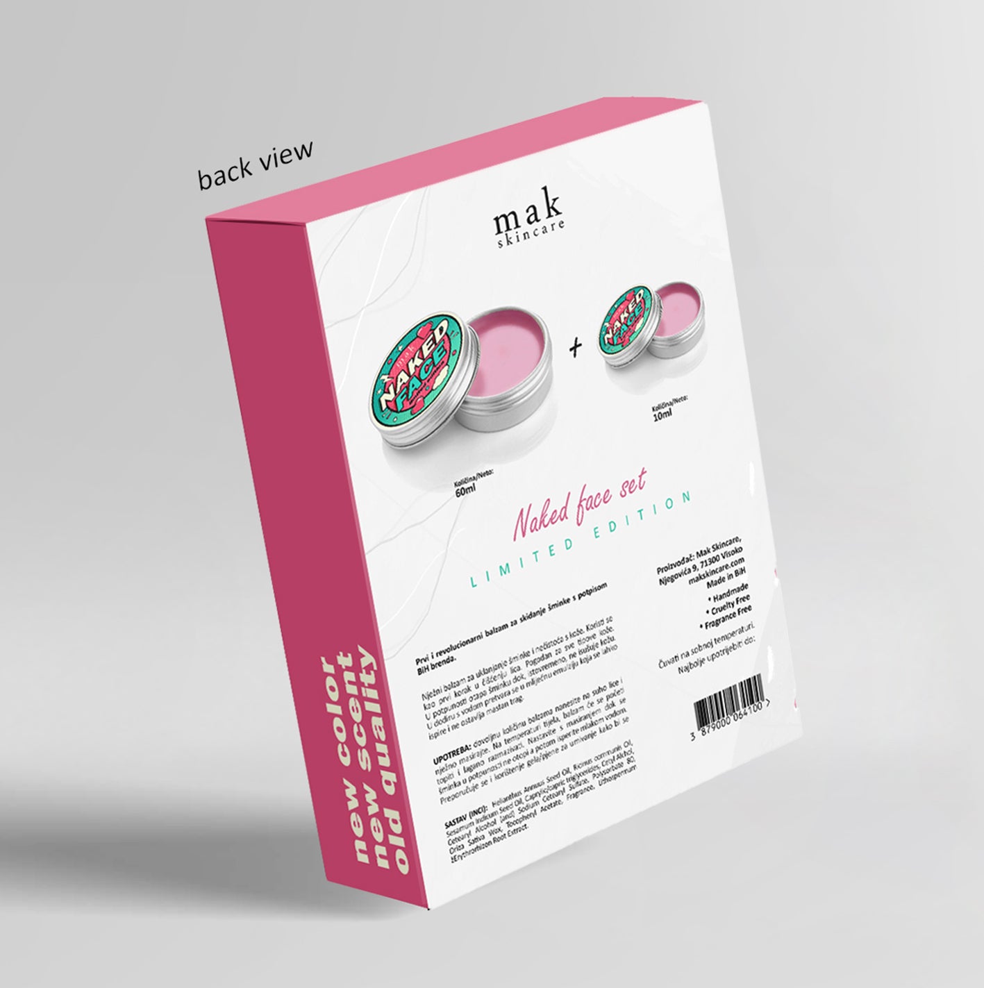 NAKED FACE LIMITED EDITION SET 60ml + 10ml