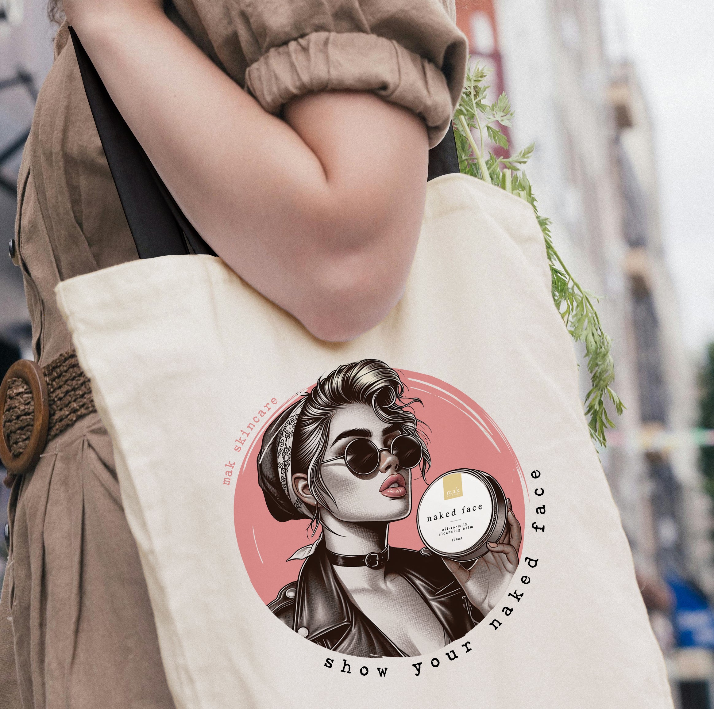 Stilski platneni ceker